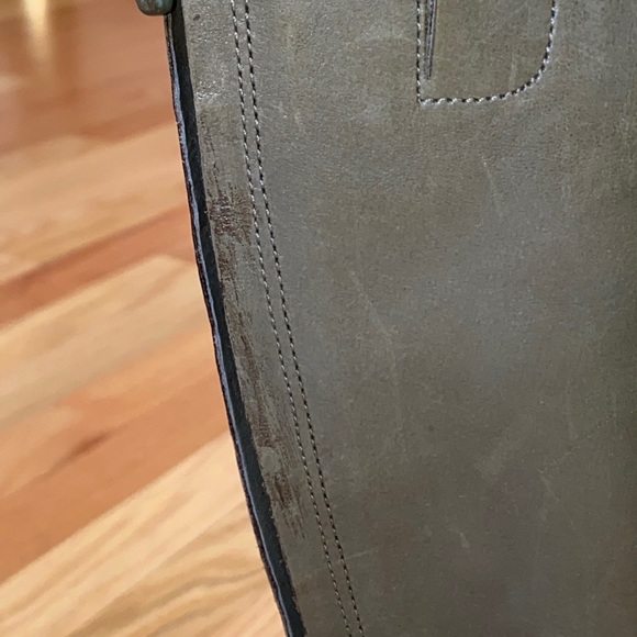 Cole Haan Olive Green Leather KneeHigh Boot NEW 7B - Picture 7 of 8